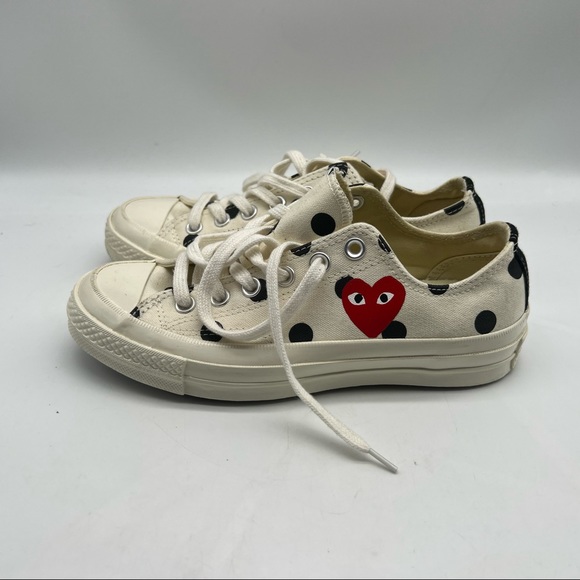 Comme des Garçons X Chuck Taylor All Star 70 Polka Dot Size 5M 7W - Picture 5 of 8